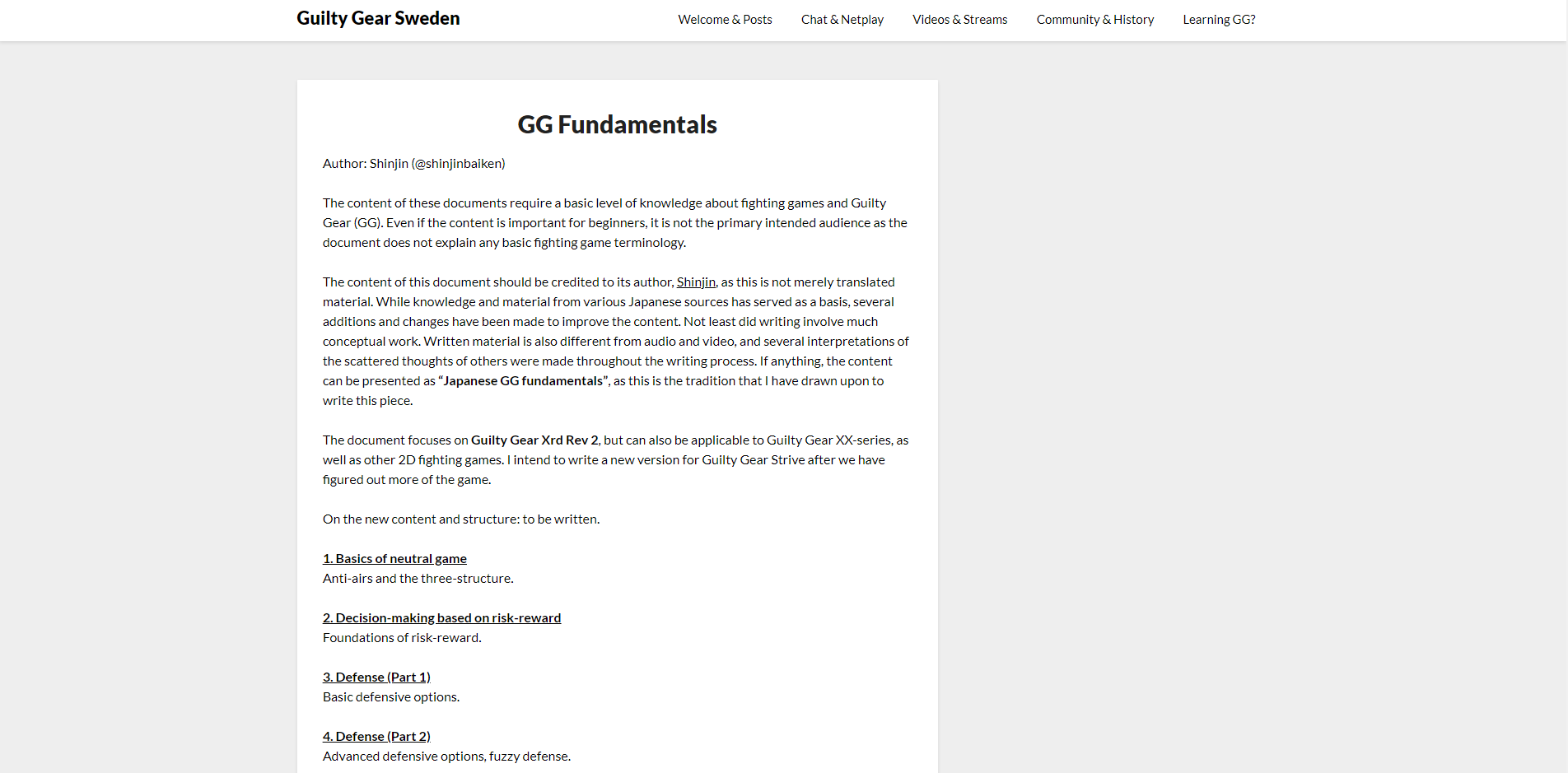 GG Fundamentals - GG Sweden
